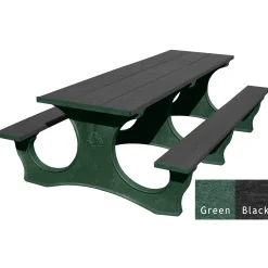 Easy Access Recycled Plastic Picnic Table 8'