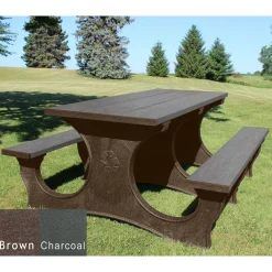 Easy Access Recycled Plastic Picnic Table 6'