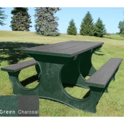 Easy Access Recycled Plastic Picnic Table 6'