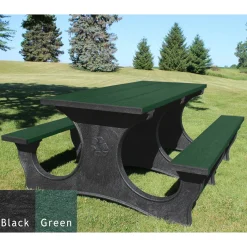Easy Access Recycled Plastic Picnic Table 6'
