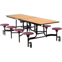 Easy Lift Cafeteria Table with 8 Stools - 30