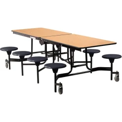 Easy Lift Cafeteria Table with 8 Stools - 30
