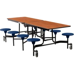 Easy Lift Cafeteria Table with 8 Stools - 30