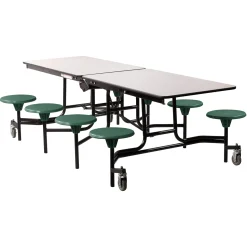 Easy Lift Cafeteria Table with 8 Stools - 30