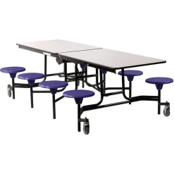 Easy Lift Cafeteria Table with 8 Stools - 30