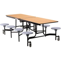 Easy Lift Cafeteria Table with 8 Stools - 30