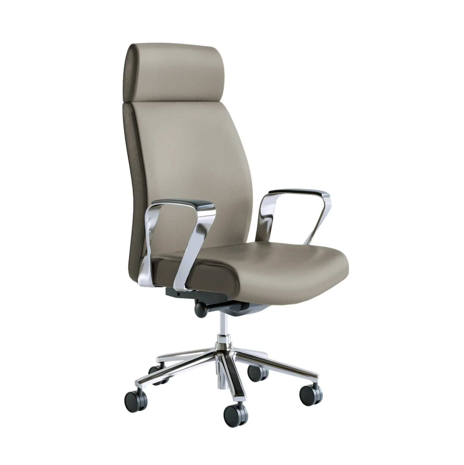 EC Series Executive Conference Chair in Leather and Faux Leather