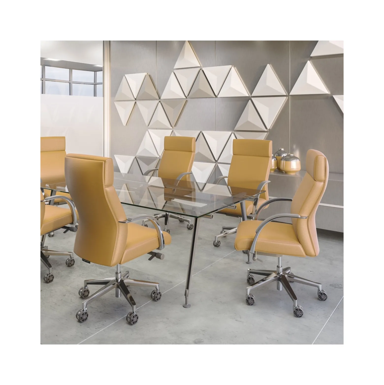 EC2 Vinyl Executive Conference Office Chair