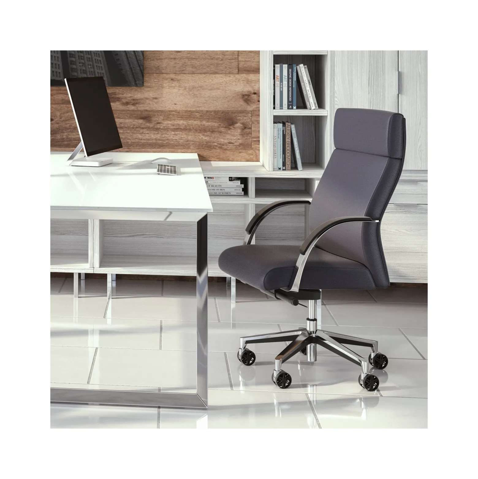 EC2 Vinyl Executive Conference Office Chair