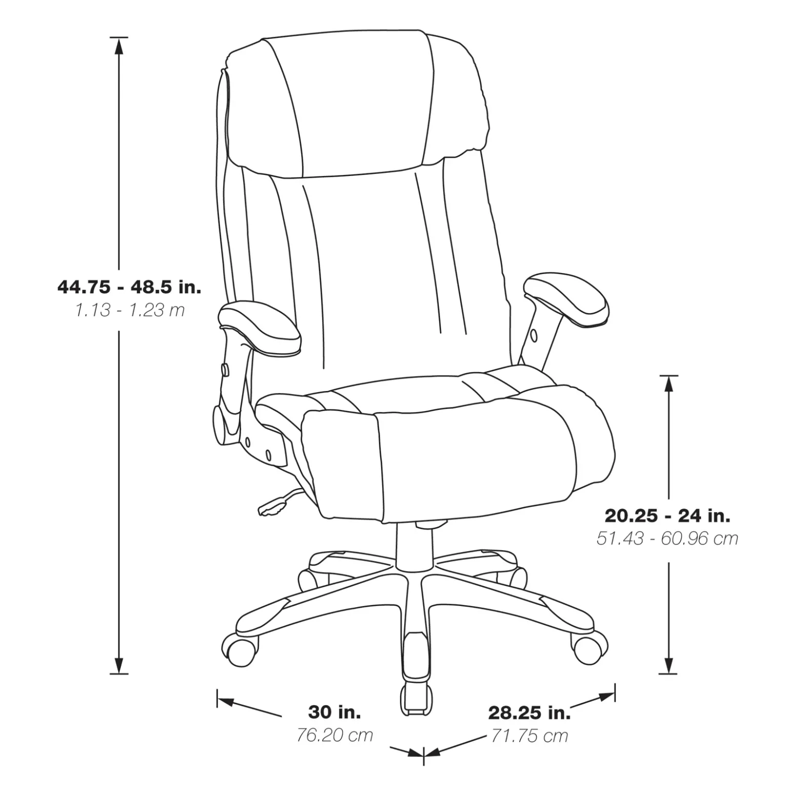 ECH Series Executive Bonded Leather Chair