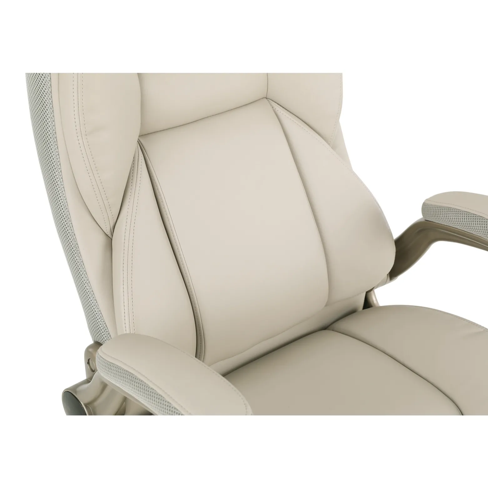 ECH Series Leather Flip-Arm Office Chair