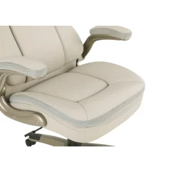 ECH Series Leather Flip-Arm Office Chair