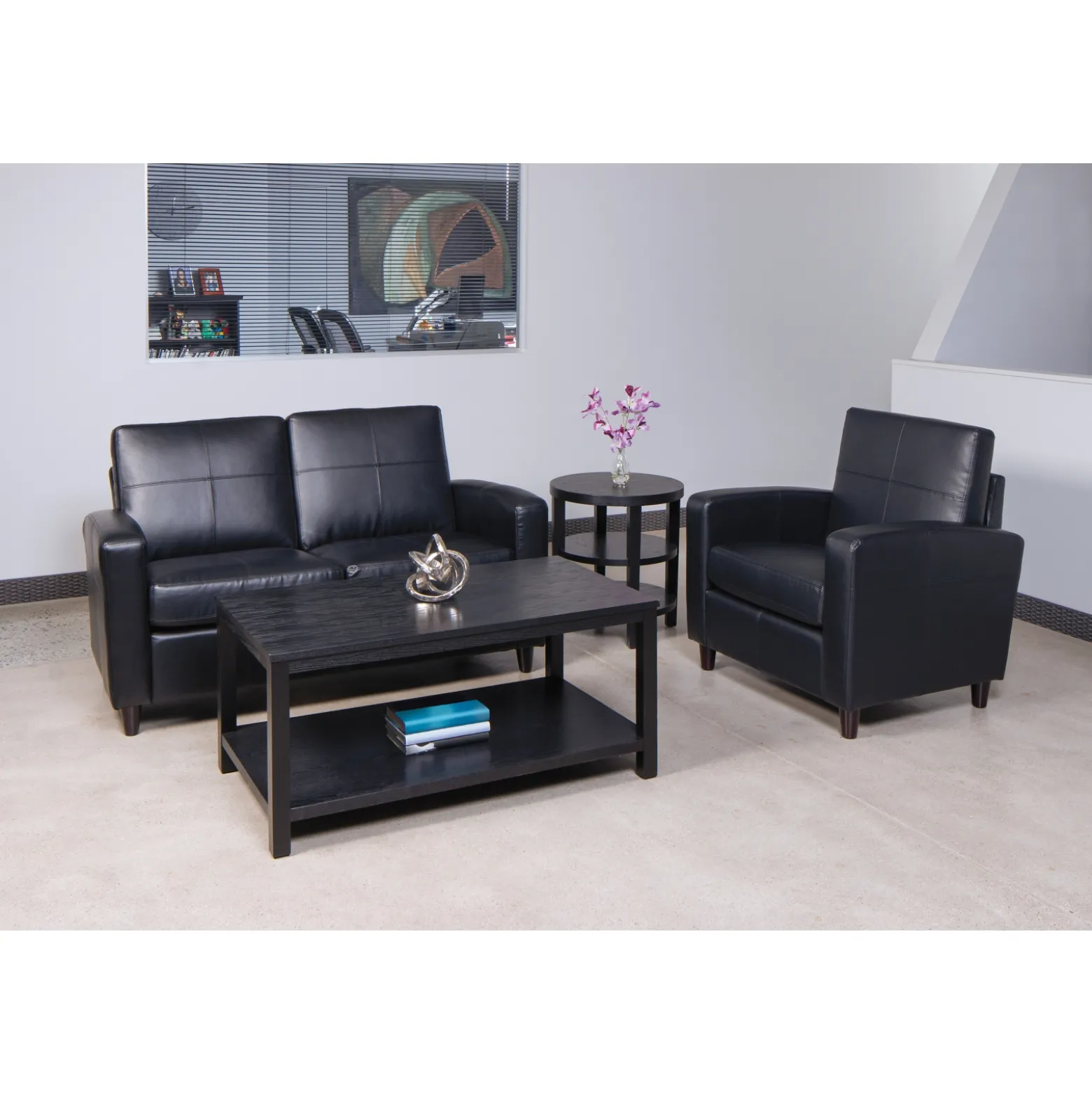 Eco Big and Tall Bonded Leather Club Chair