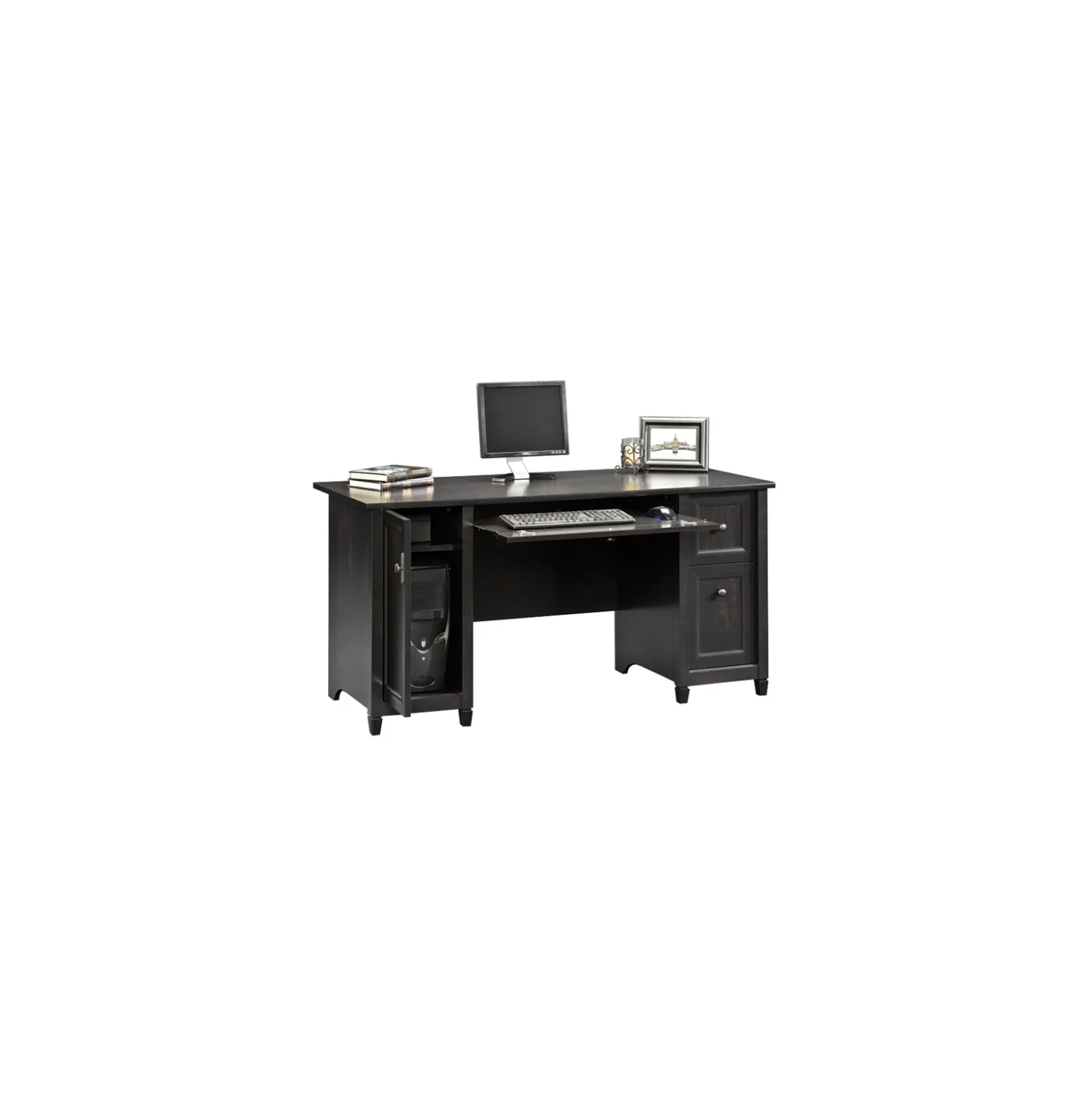 Edge Water Computer Desk with keyboard tray - 59"W