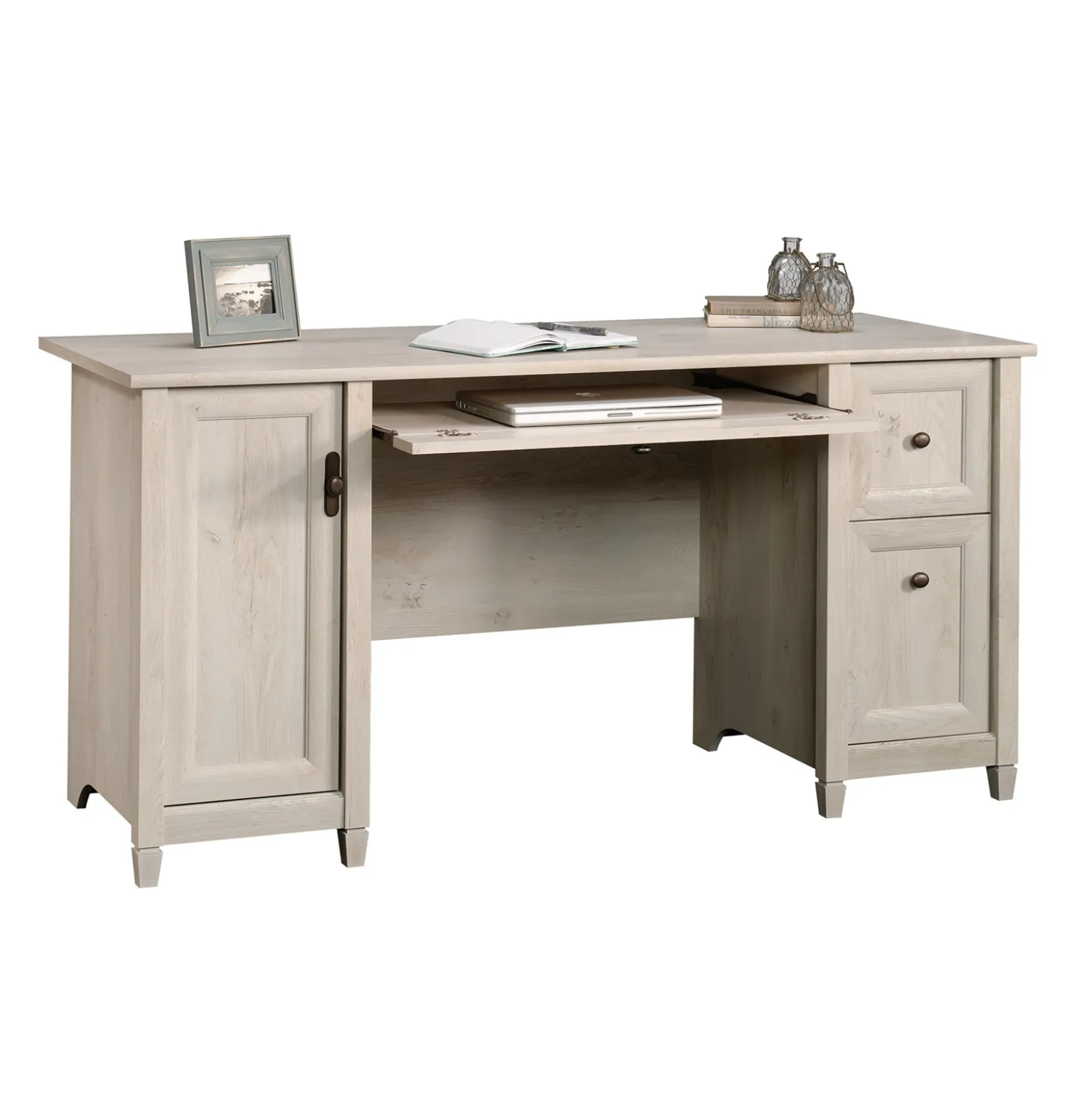 Edge Water Computer Desk with keyboard tray - 59"W