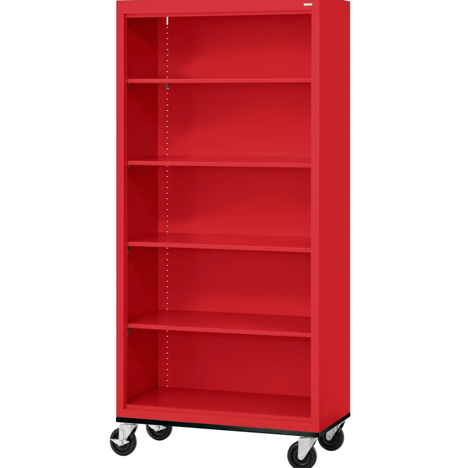 Elite Mobile 5-Shelf Bookcase - 36"W x 78"H