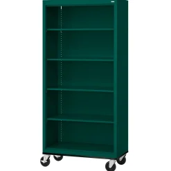 Elite Mobile 5-Shelf Bookcase - 36