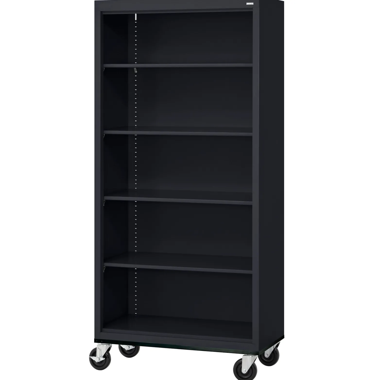 Elite Mobile 5-Shelf Bookcase - 36"W x 78"H