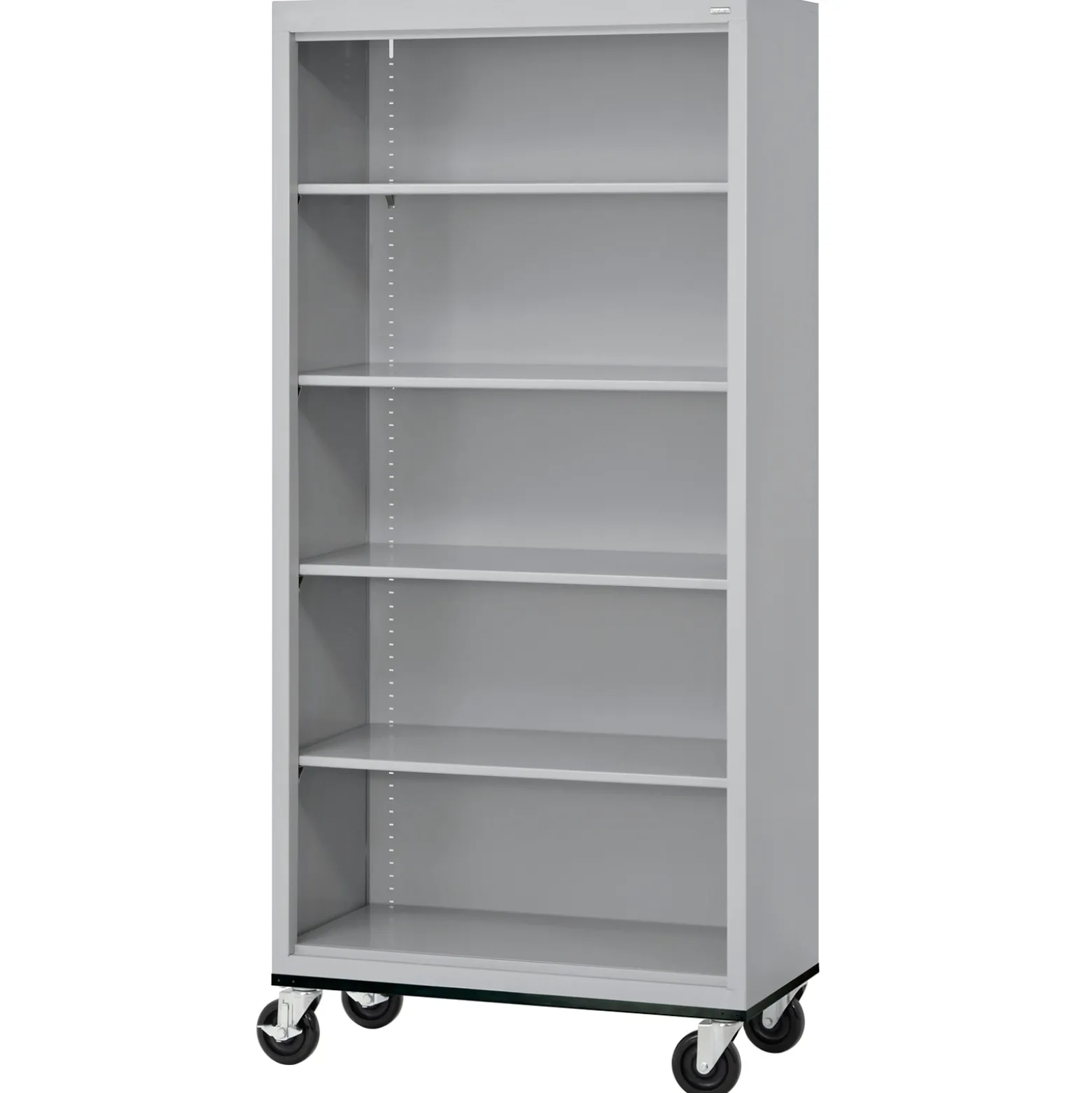Elite Mobile 5-Shelf Bookcase - 36"W x 78"H