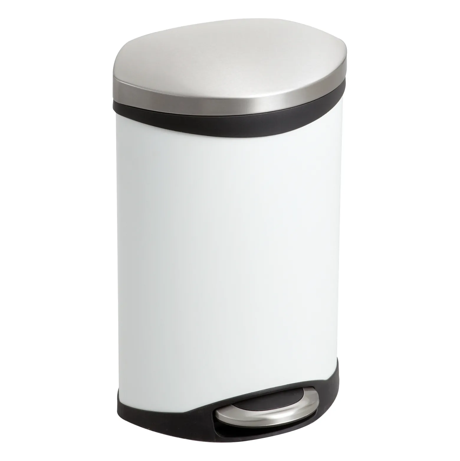 Ellipse Step-On Trash Receptacle - 3 Gallon
