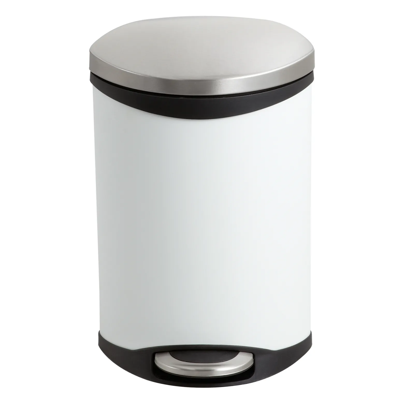 Ellipse Step-On Trash Receptacle - 3 Gallon