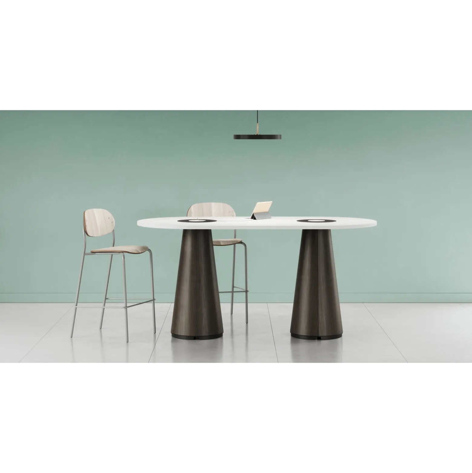 Ember Bar Height Collab Table - 84"W x 36"D