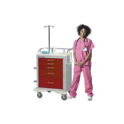 Emergency Cart with 4 Drawers