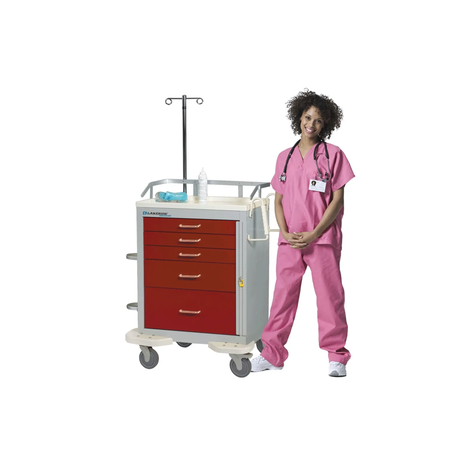 Emergency Cart with 4 Drawers