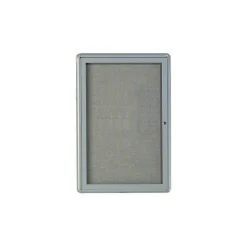 Enclosed Bulletin Board Radius Design - 24"Wx36"H
