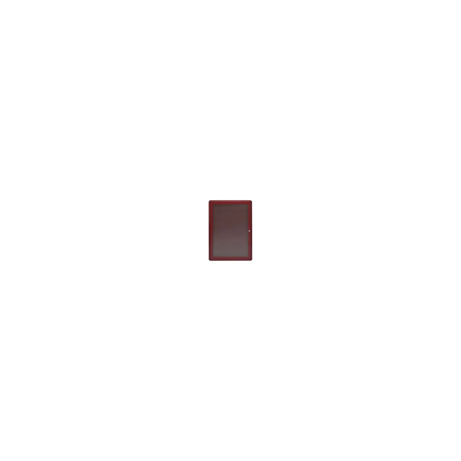 Enclosed Bulletin Board Radius Design - 24"Wx36"H