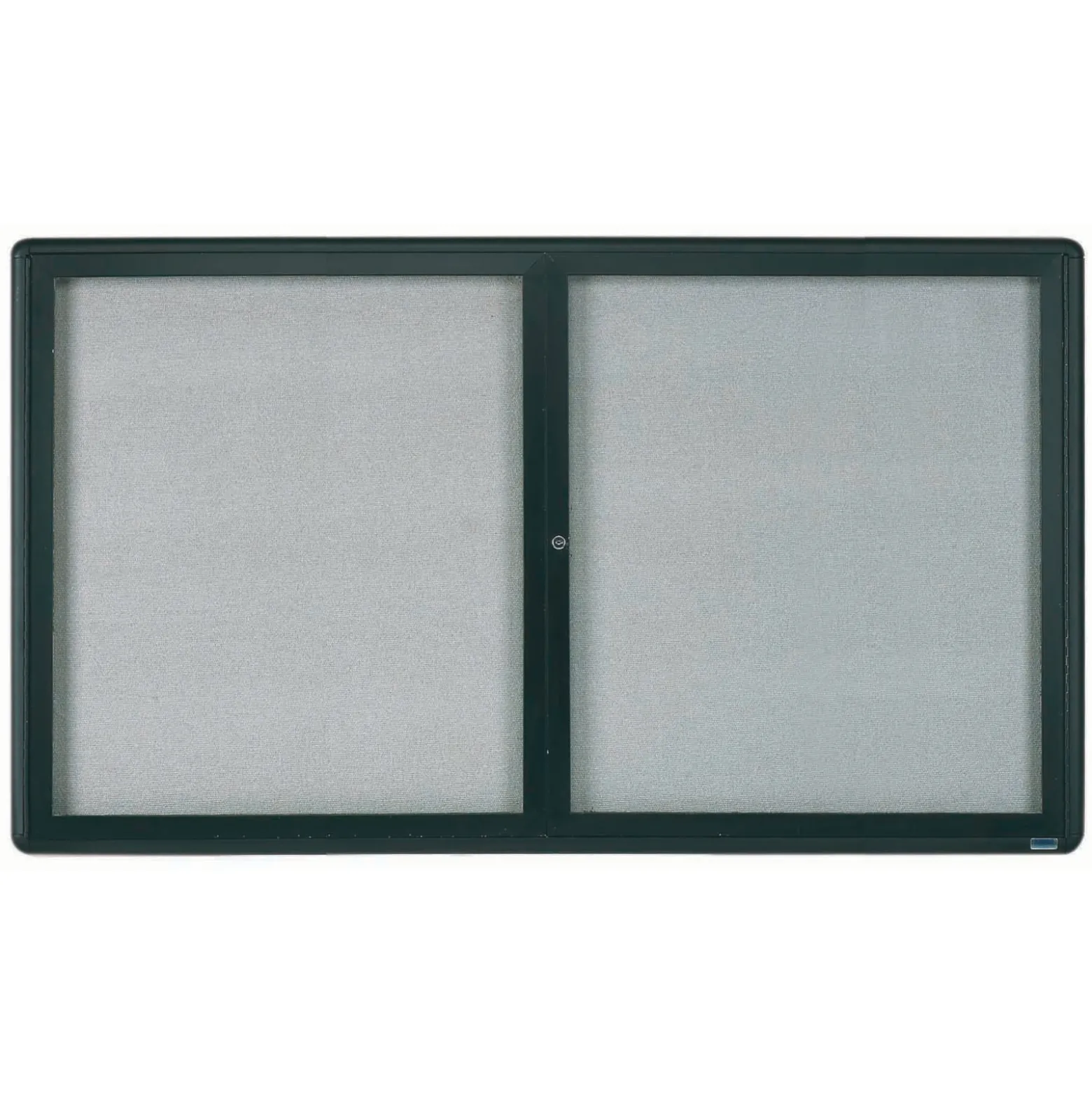 Enclosed Bulletin Board Radius Design - 60"Wx36"H