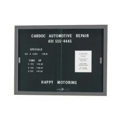 Enclosed Changeable Letter Board 48