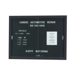 Enclosed Changeable Letter Board 48