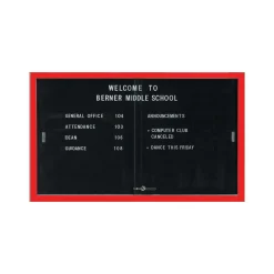 Enclosed Changeable Letter Board 60