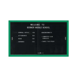 Enclosed Changeable Letter Board 60