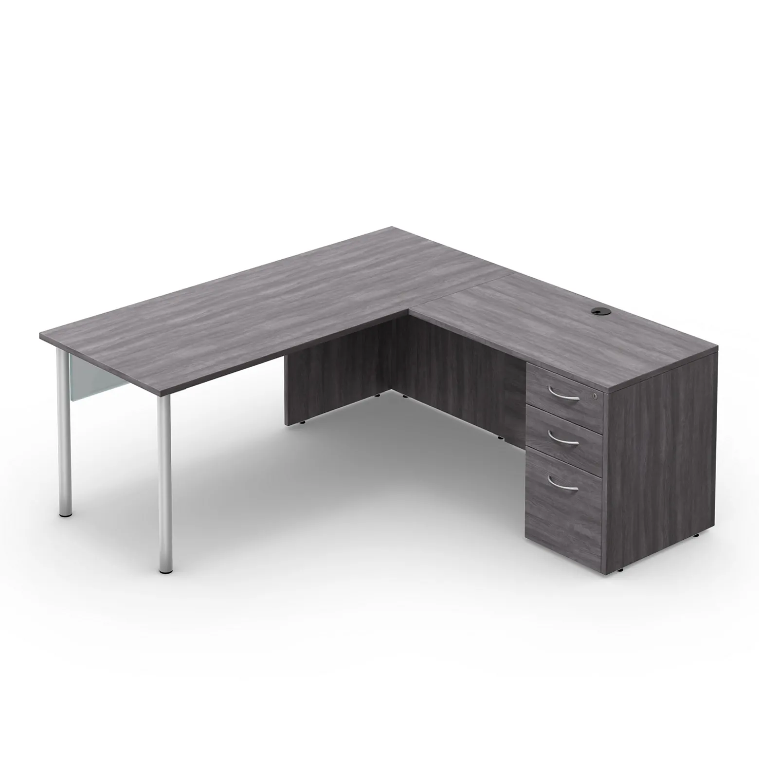 Endure 66"W L-Shaped Desk