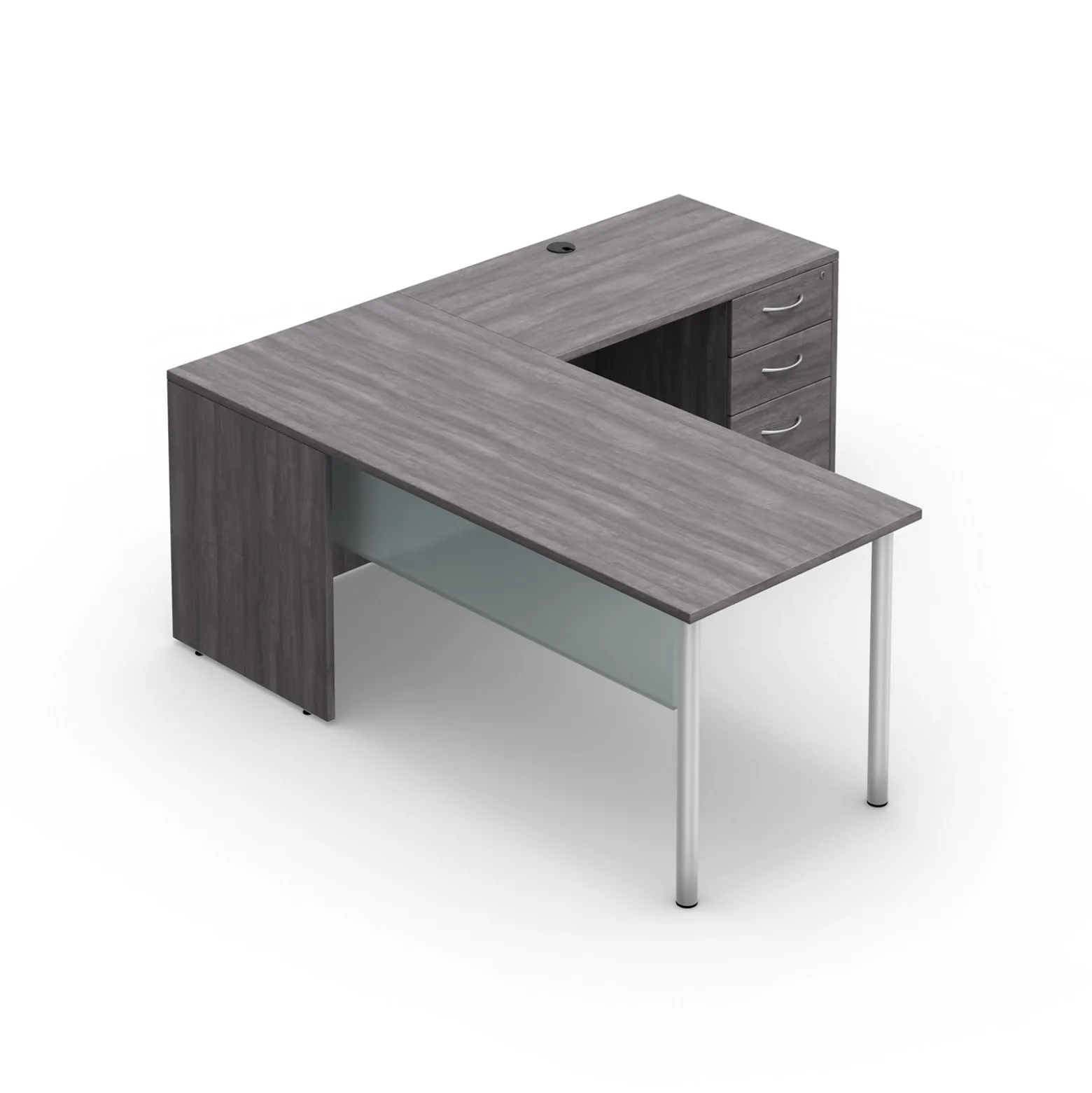Endure 66"W L-Shaped Desk