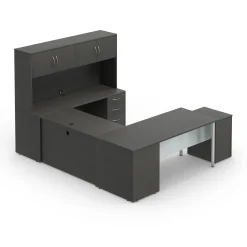 Endure 72"W U-Shaped Desk with Right-Handed Bridge and Hutch