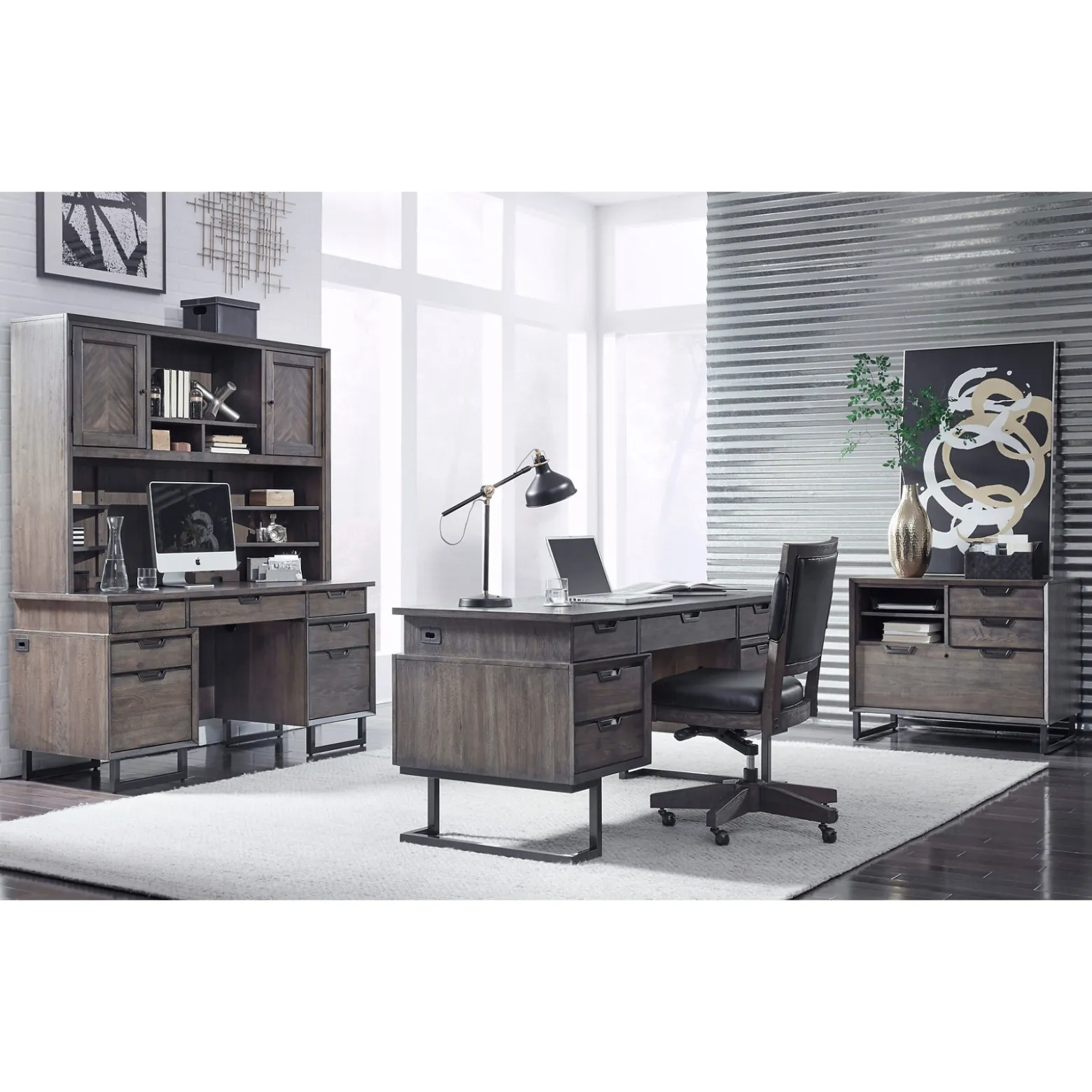 Englewood Executive Desk - 66" W