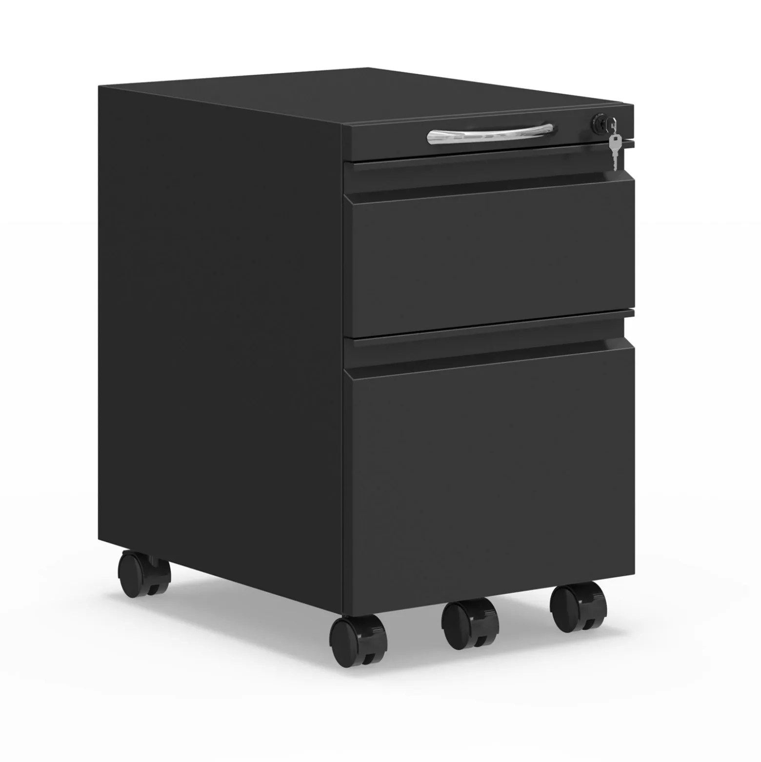 Ergo Desk 2 Drawer Mobile Pedestal - 15"W x 23"D