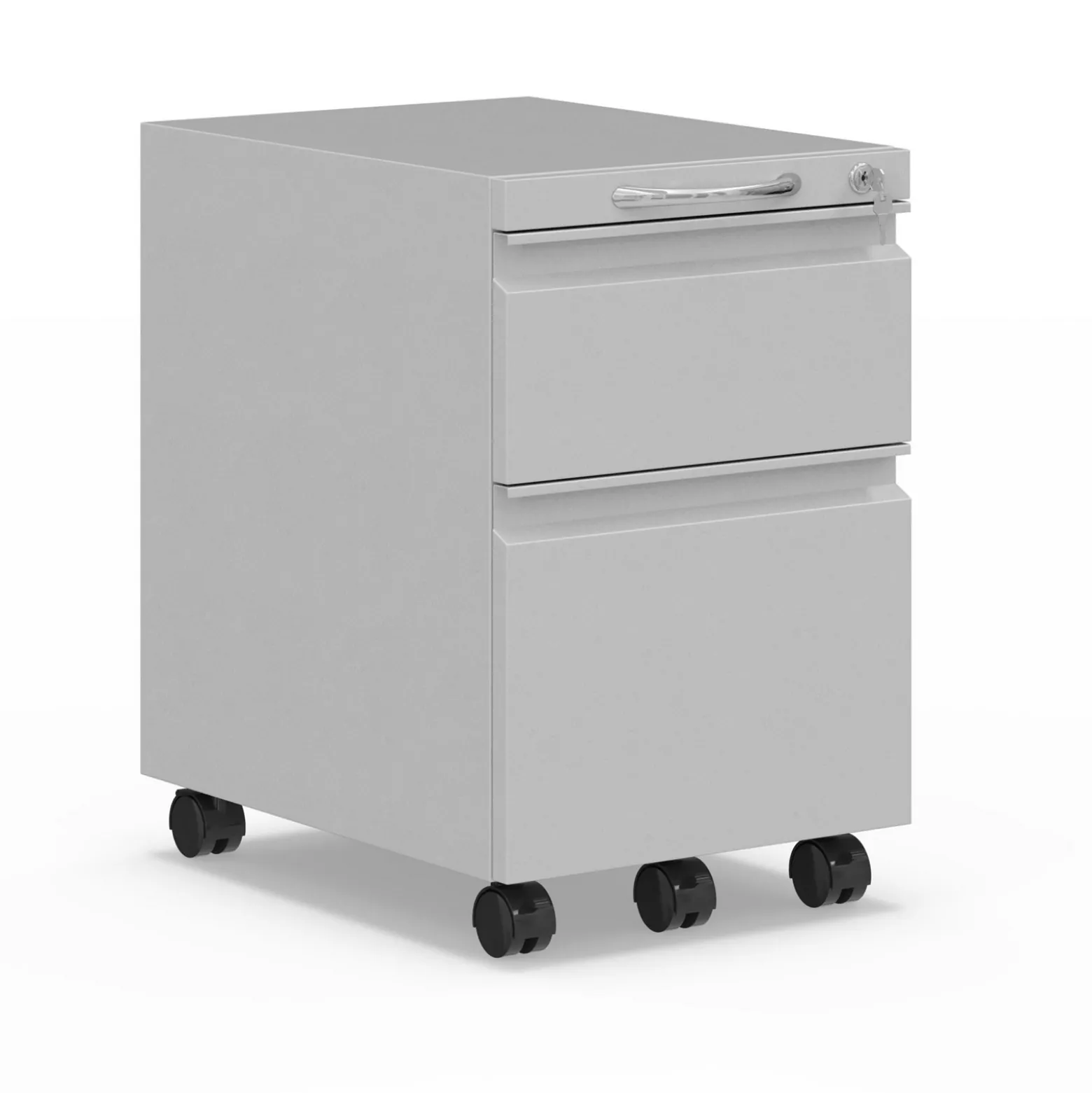 Ergo Desk 2 Drawer Mobile Pedestal - 15"W x 23"D