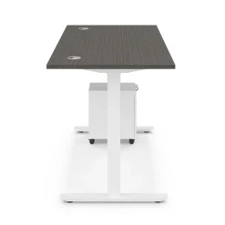 Ergo Desk Height Adjustable Standing Desk with Pedestal - 66