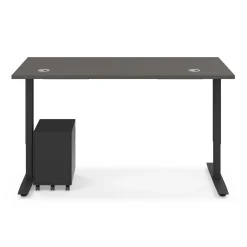 Ergo Desk Height Adjustable Standing Desk with Pedestal - 60