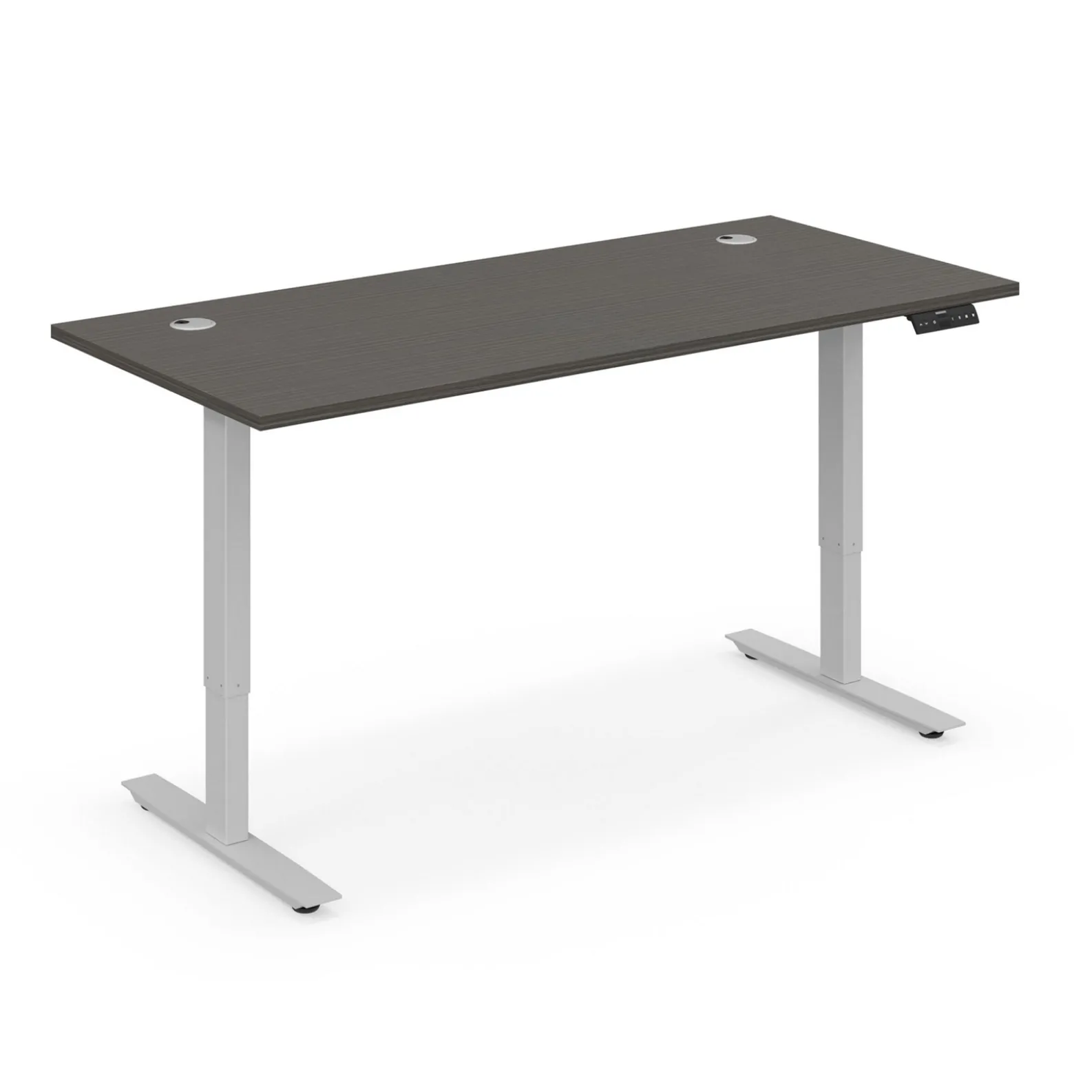 Ergo Desk Height Adjustable Standing Desk - 66"W x 30"D