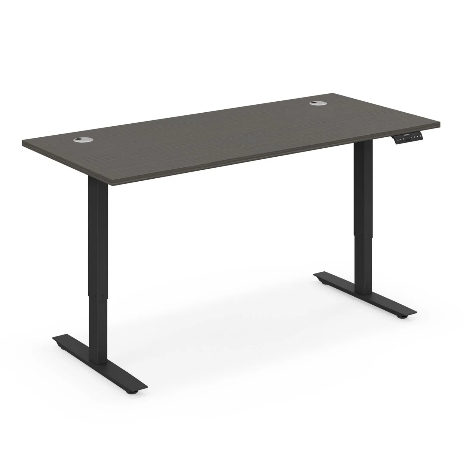 Ergo Desk Height Adjustable Standing Desk - 66"W x 30"D