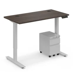 Ergo Desk Height Adjustable Standing Desk with Pedestal - 48