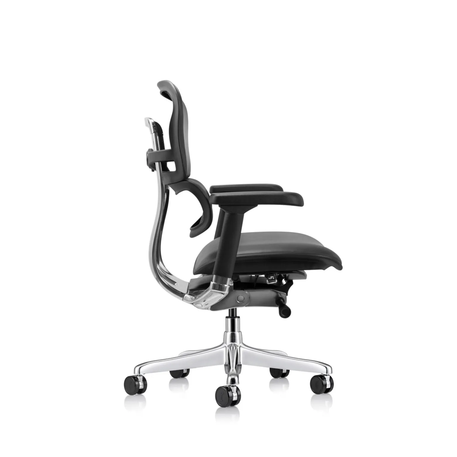 Ergohuman Ergonomic Mid Back Leather Chair