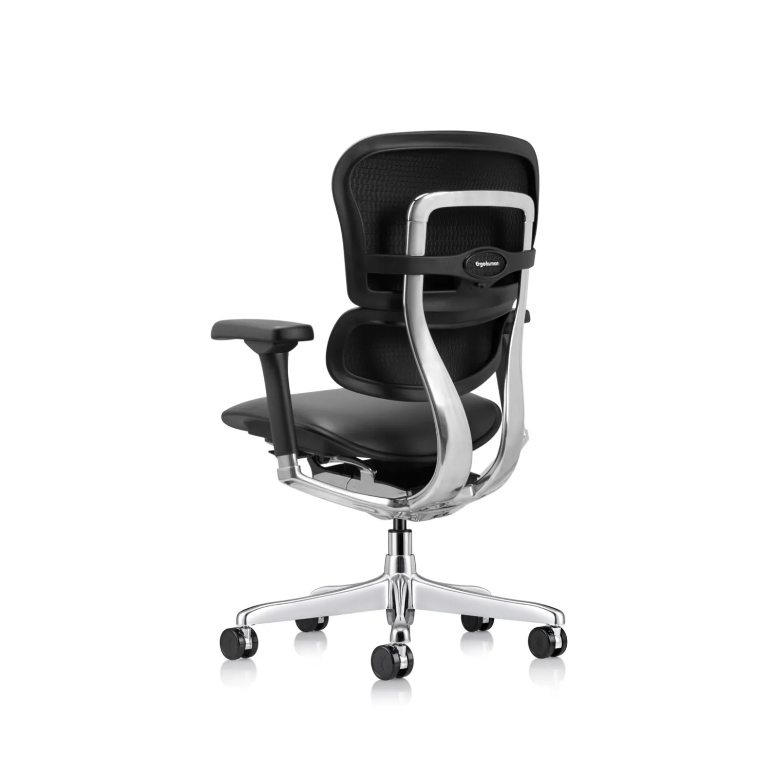 Ergohuman Ergonomic Mid Back Leather Chair