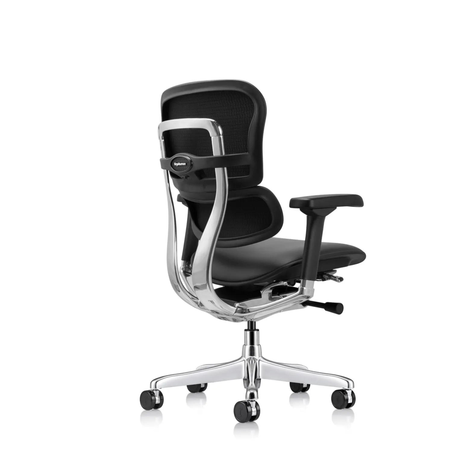 Ergohuman Ergonomic Mid Back Leather Chair