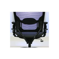 Ergonomic Chair with Leather Seat and Mesh Back